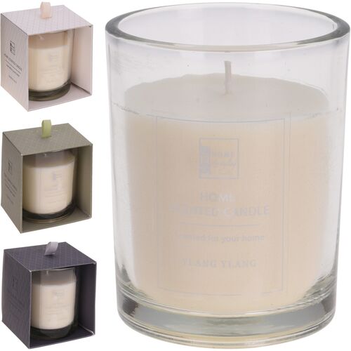 Świeca zapachowa w szkle 8 x 10 cm