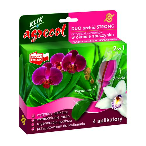 Nawóz do storczyków DUO ORCHID Strong 4 x 40 ml Agrecol