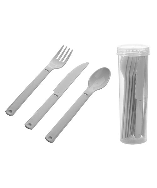Komplet sztućców plastikowych Pearl line mix kolorów