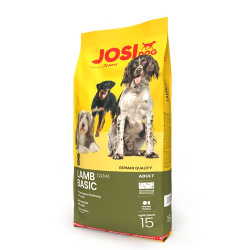 Sucha karma dla psów JosiDog Lamb Basic 15 kg JOSERA