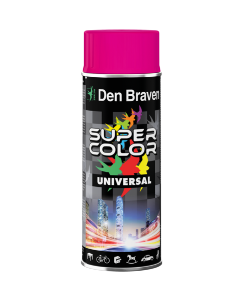 Lakier w aerozolu uniwersalny 400 ml różowy