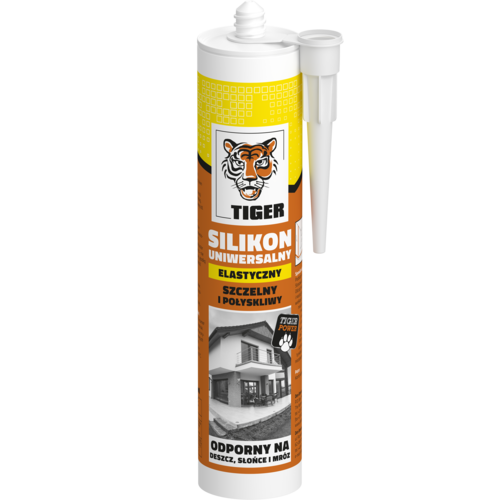 Silikon uniwersalny Tiger brązowy 280 ml