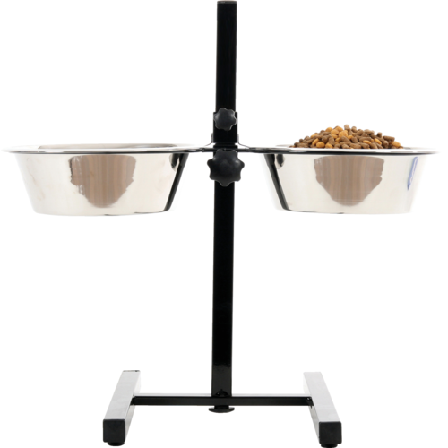 Zestaw 2 miski 24,5 cm 2,75 l + stojak regulowany ZOLUX