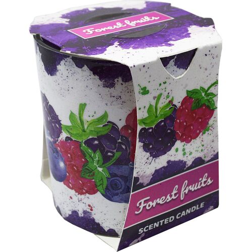 Świeca zapachowa w szkle Verona owoce leśne