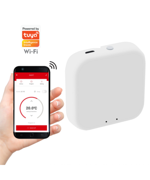 Zestaw Smart Home WiFi Tuya: 2 x głowica termostatyczna + Bramka ZigBee