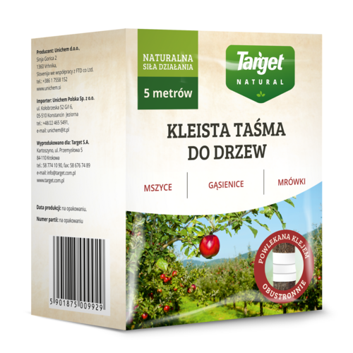 Taśma lepowa na szkodniki Target 5 m