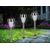 Lampa solarna LED 39 cm inox