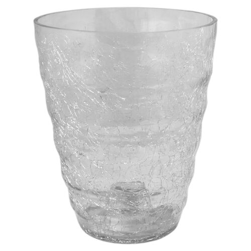 Osłonka szklana storczyk KRAKLA FALA 13,5 cm transparentny