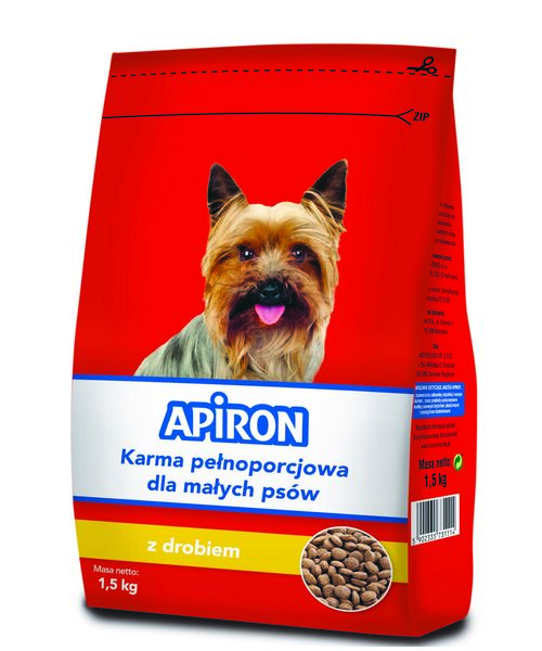 Karma sucha dla psa drób 1,5 Apiron 