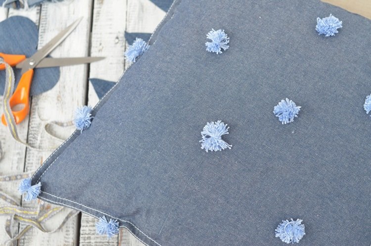 Dekoracje z wykorzystaniem jeansu