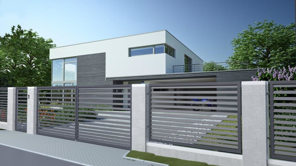 Kolorystyka ogrodzenia Polbram Daniel