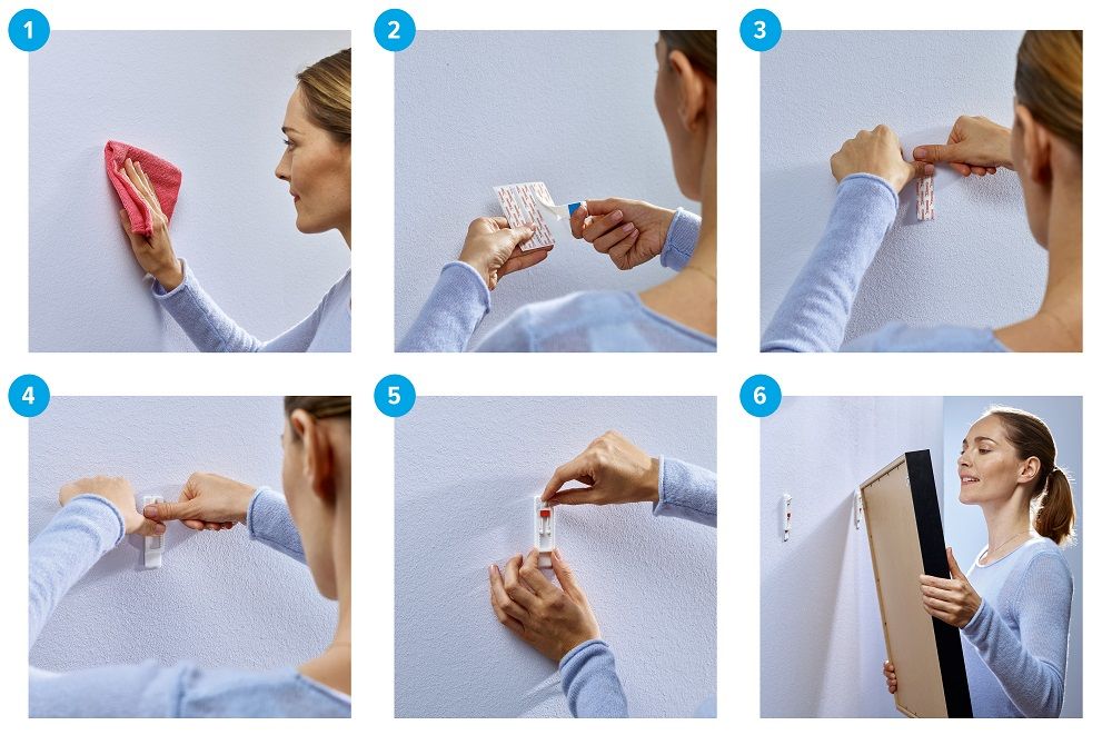 Jak przyczepić obraz bez wiercenia - krok po kroku