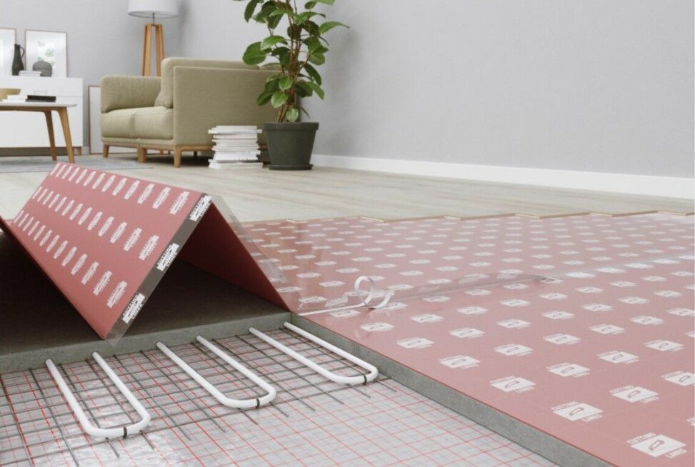 podkład nad ogrzewanie podłogowe