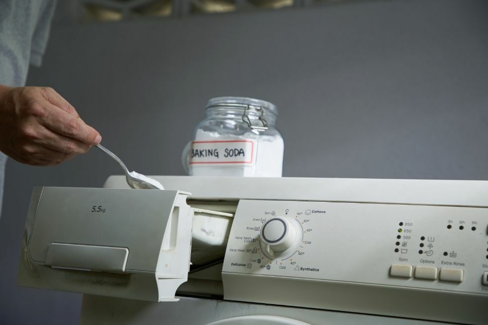 soda do czyszczenia pralki