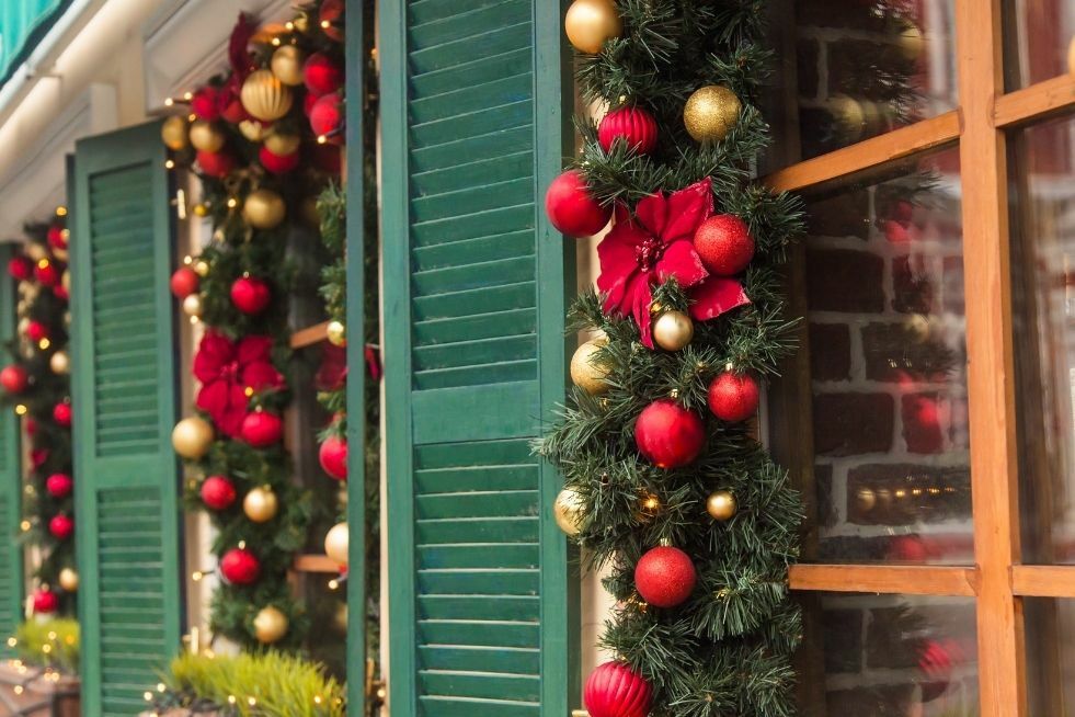 święta - wejście do domu i dekoracje