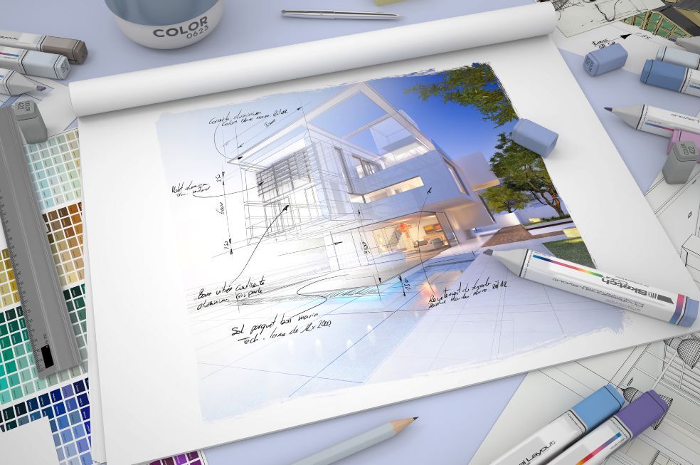 wizualizacja projektu nowoczesnego domu