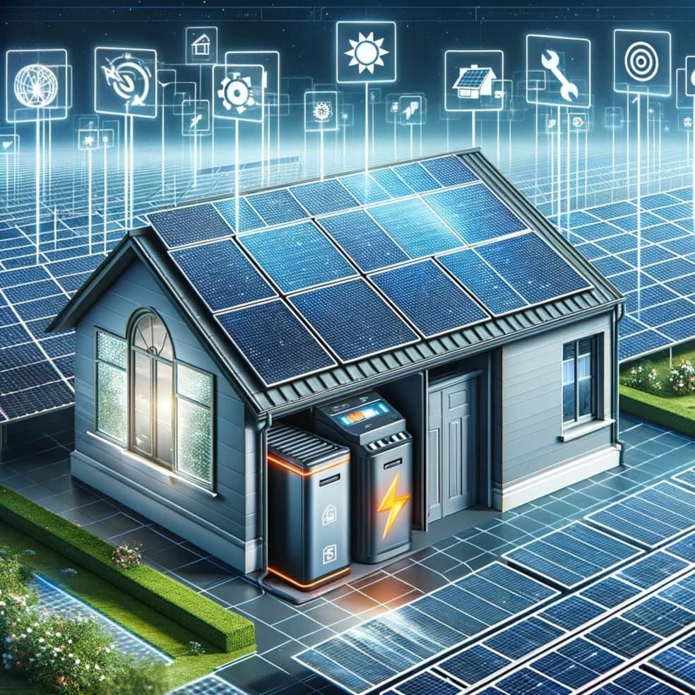 Dom z fotowoltaiką i magazynem energii