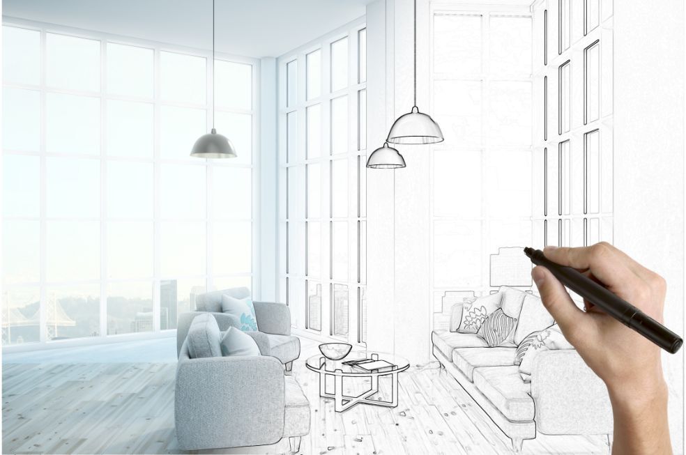 wizualizacja projektu wnętrza