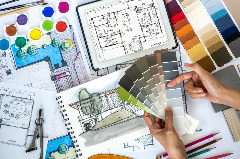 elementy projektu wnętrza