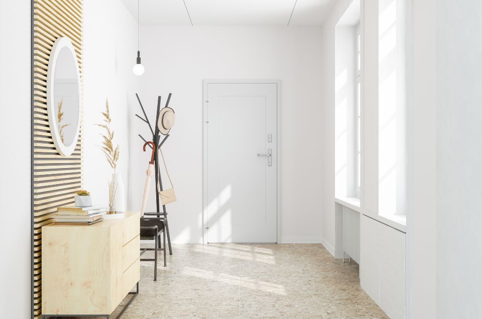 nowoczesne wejście do domu