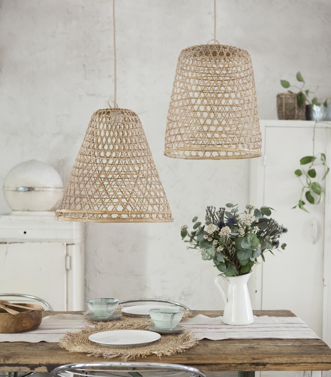 Naturalne materiały oświetlenia na jesień