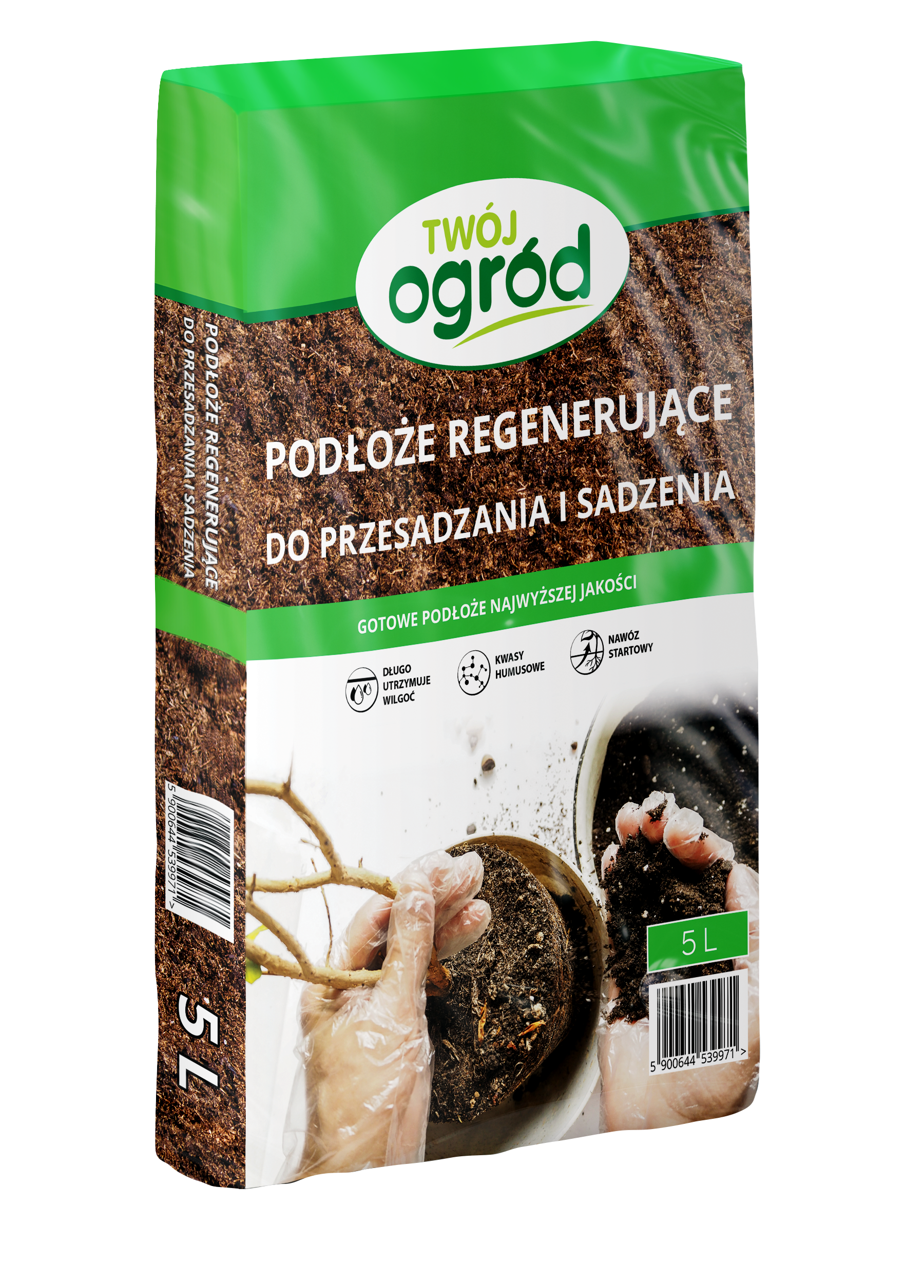 Podłoże regenerujące do przesadzania i sadzenia 5 l Twój Ogród