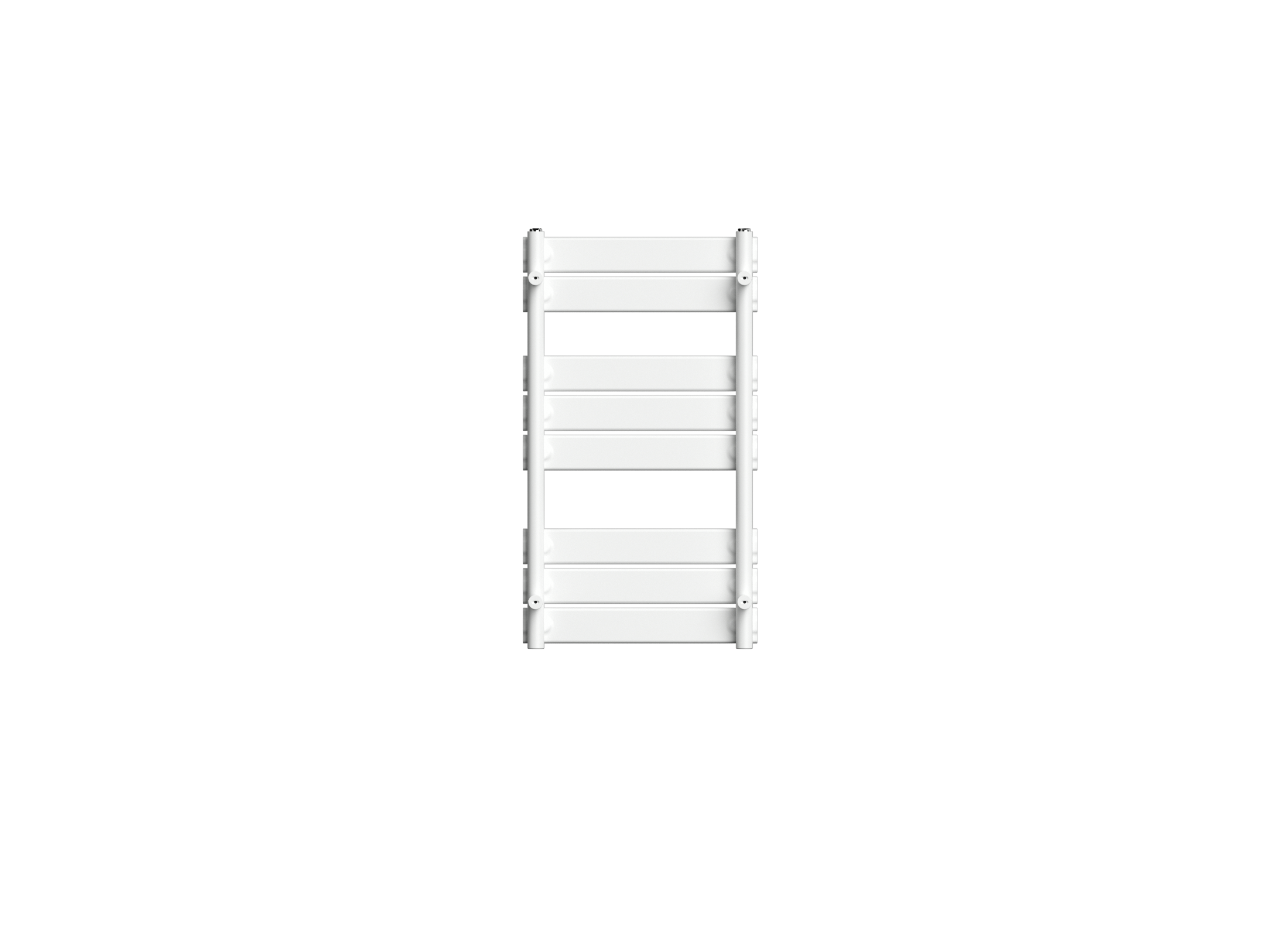 Grzejnik łazienkowy 80 x 45 cm FLAT HOR MONO biały mat GO/ON!