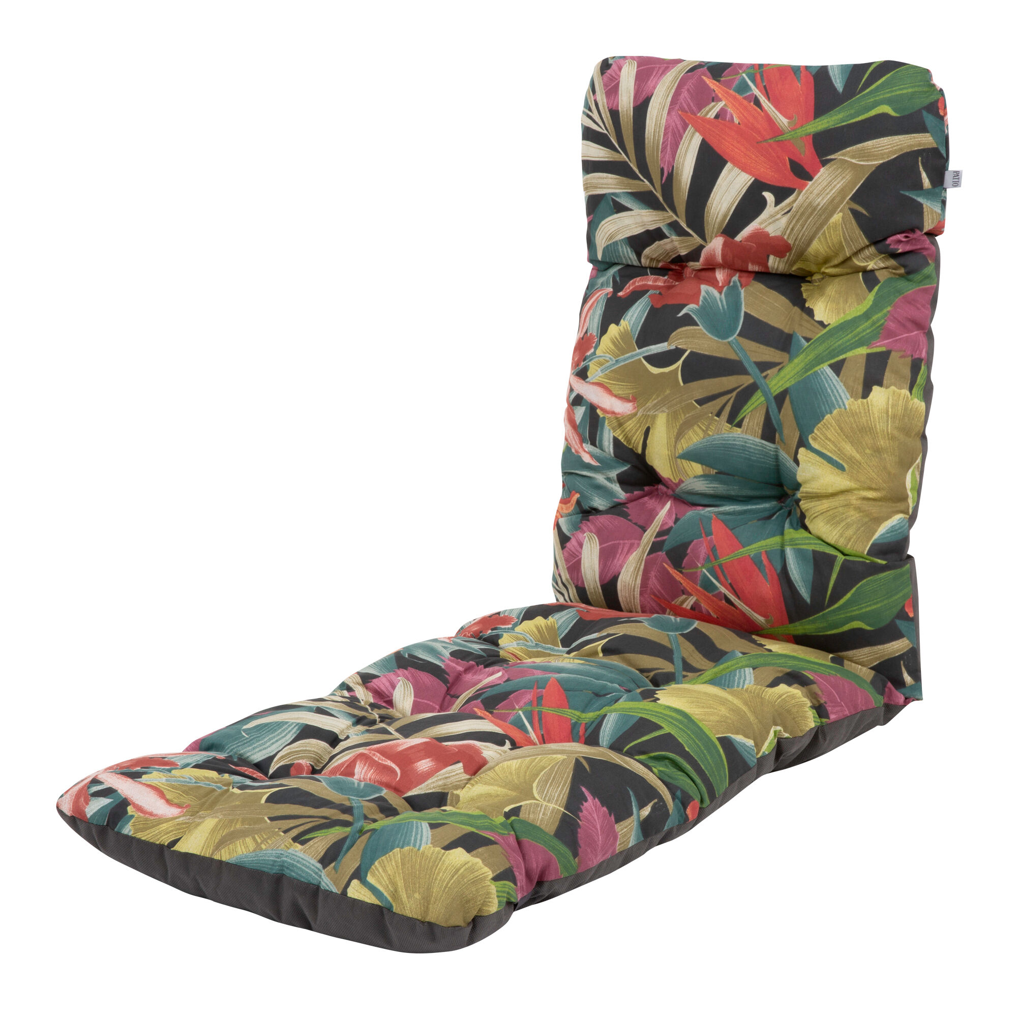 Poduszka na fotel Floryda z podnóżkiem K1 153 x 48 x 6/8 cm wielokolorowy