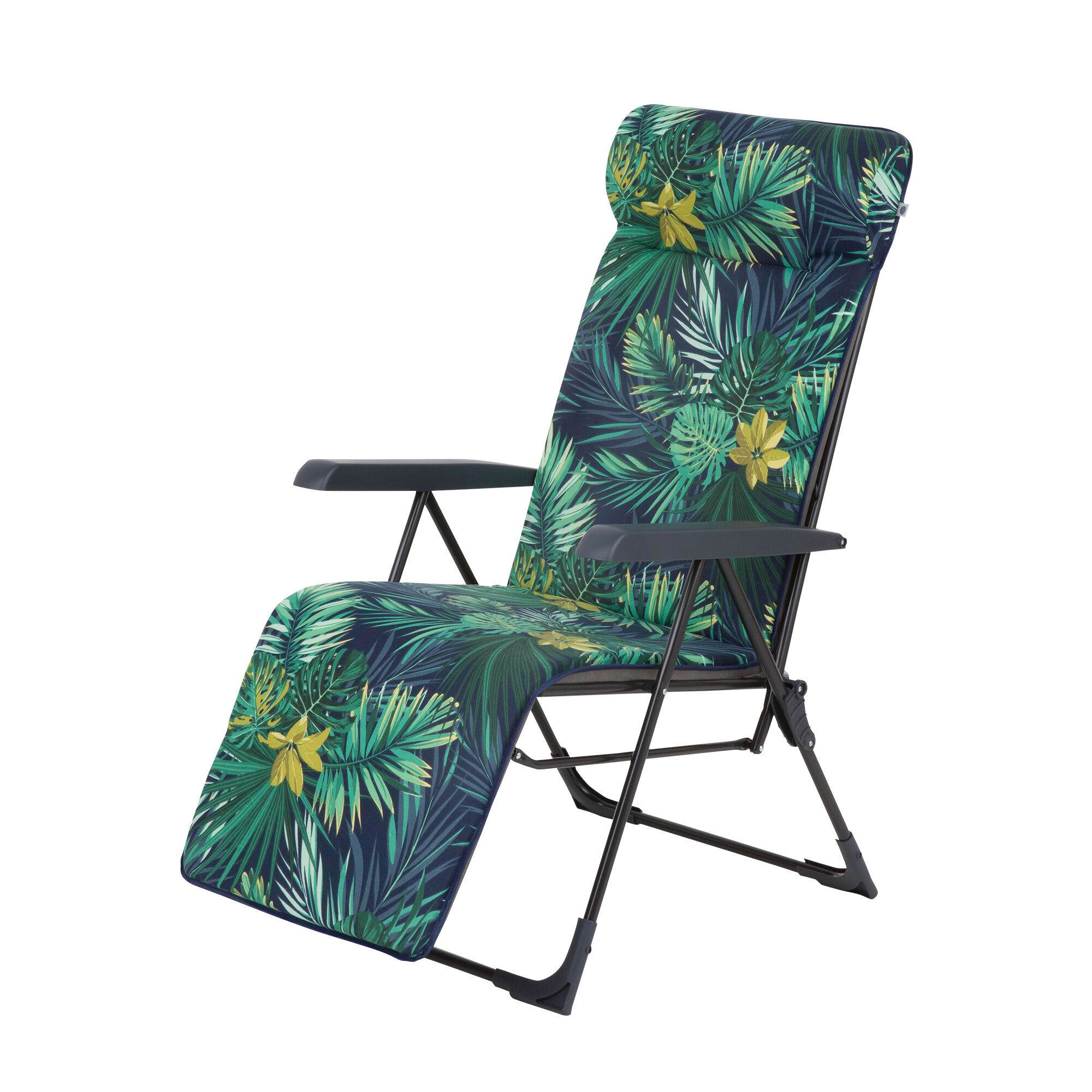 Fotel ogrodowy składany Alaska Plus K2 59 x 81 x 104 cm zielony