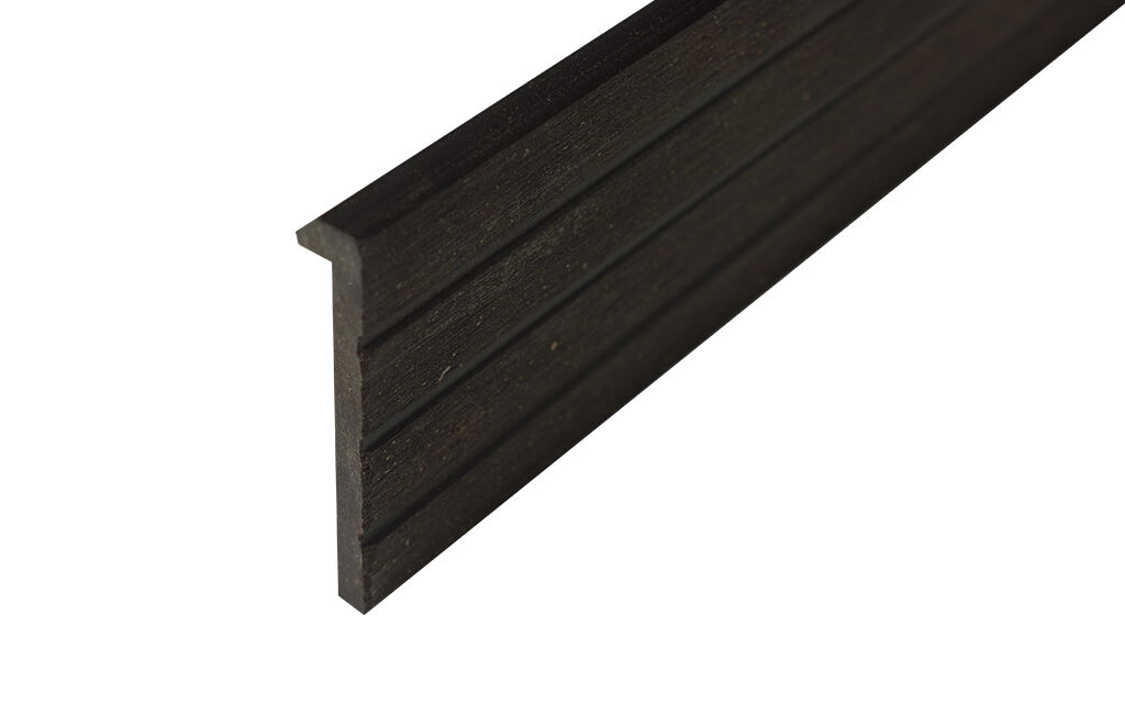 Listwa wykończeniowa L WPC antracyt 2200 x 70 x 18 mm