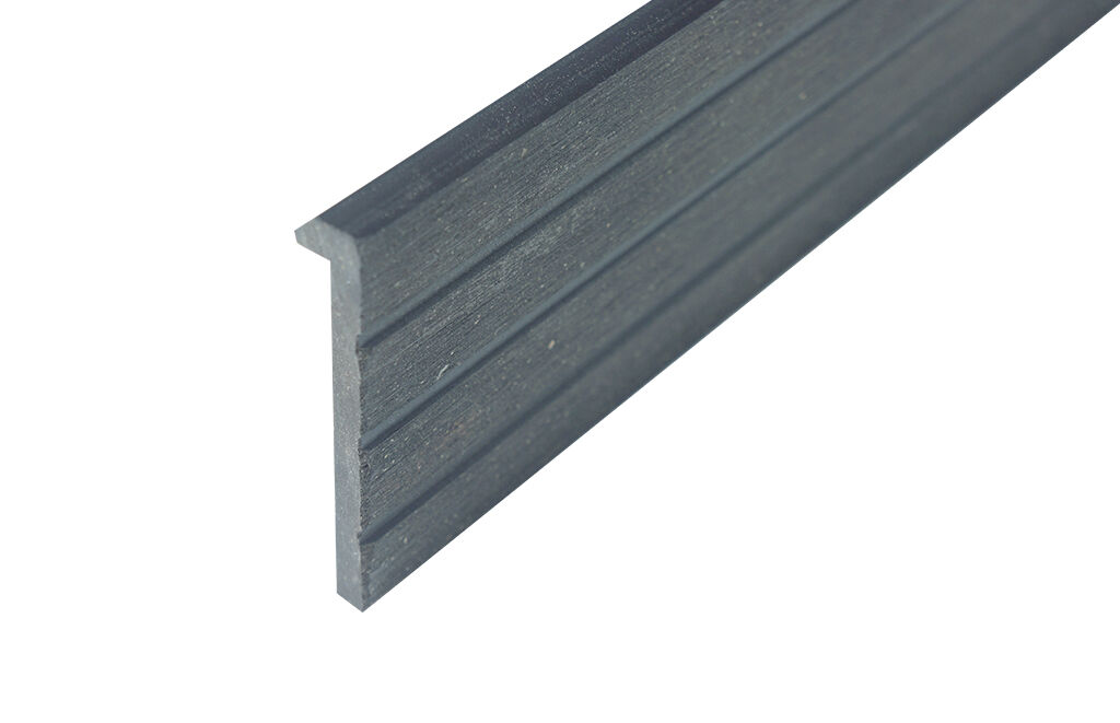Listwa wykończeniowa L WPC grafit 2200 x 70 x 18 mm