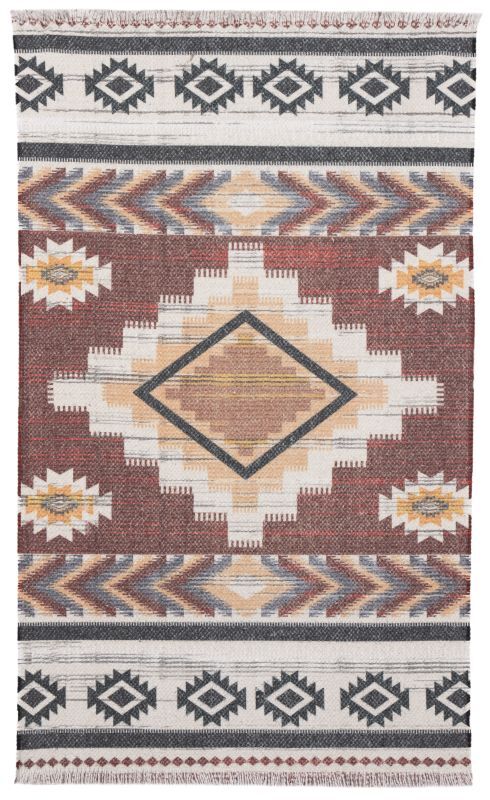 Dywan drukowany ALFO natura 60 x 120 cm wielokolorowy