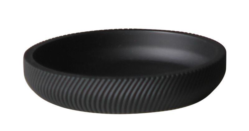 Mydelniczka RIBS 10 x 10 x 2 cm czarny