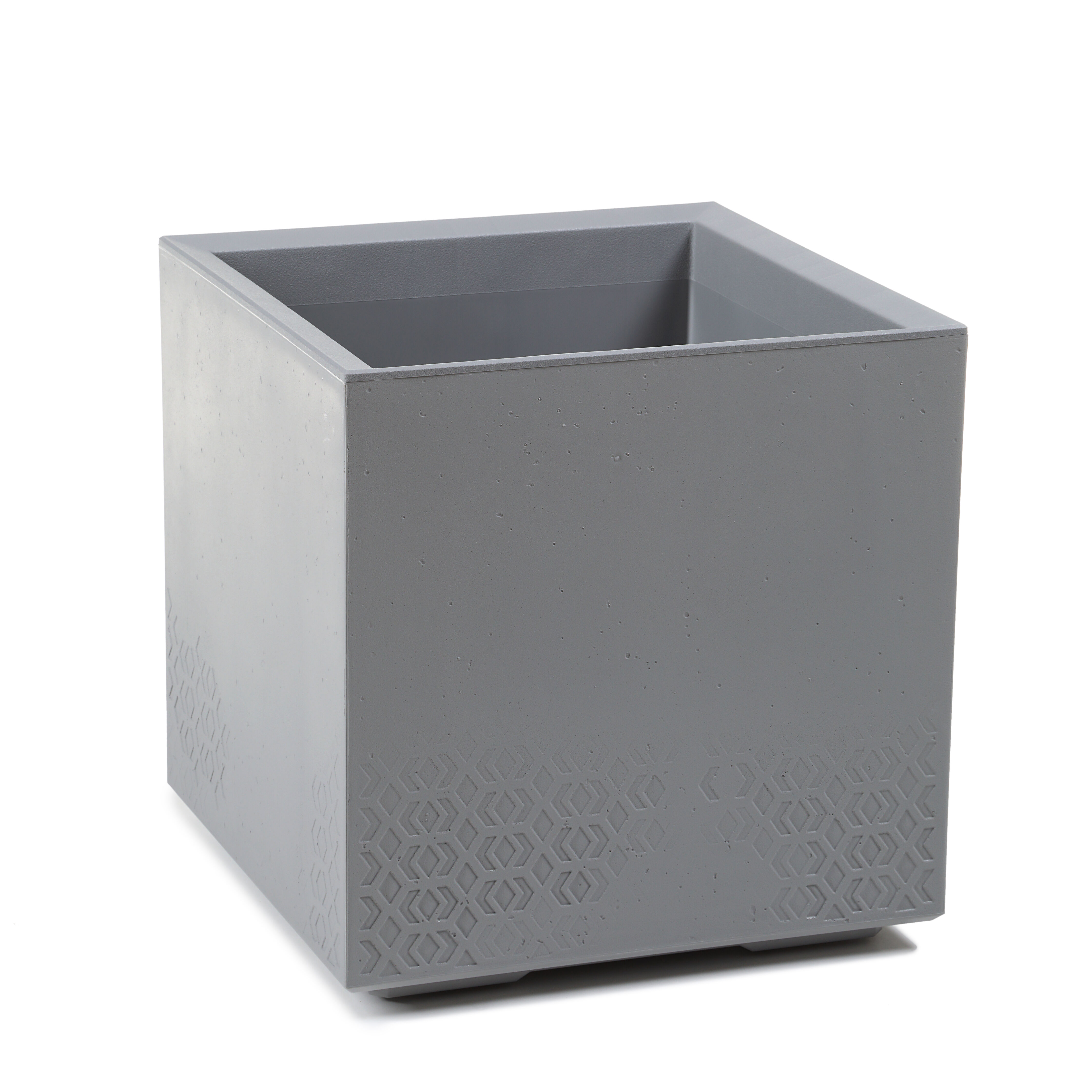 Kwietnik KARO Eco 40 x 40 x 40 cm beton szary