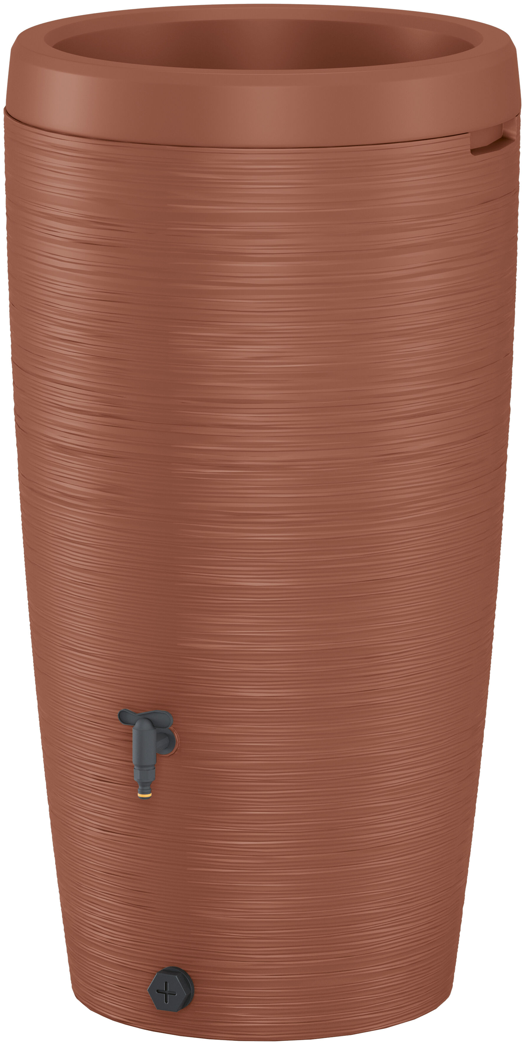Zbiornik na deszczówkę Gobi 59,5 x 112 cm 240 l terakota