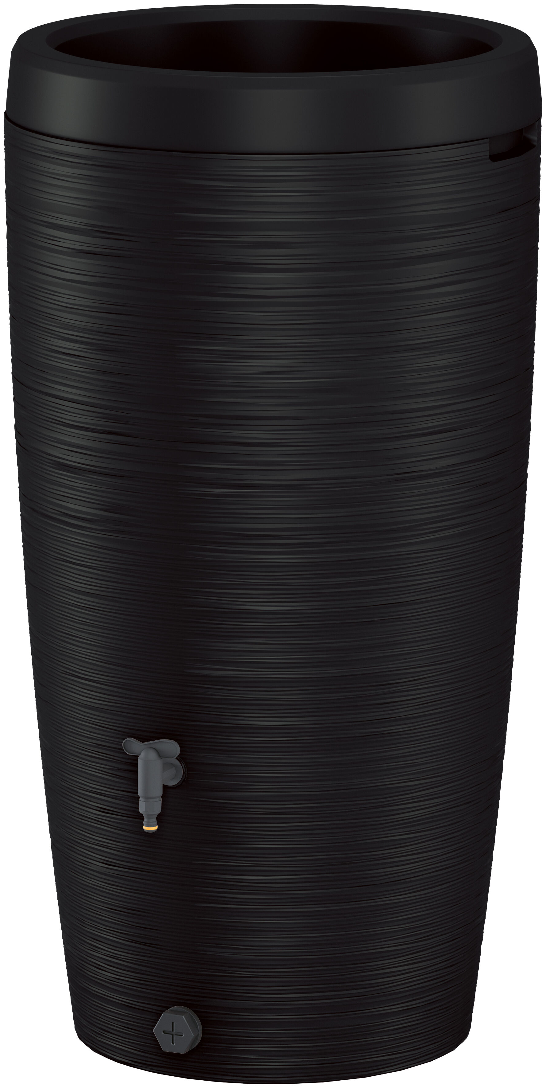 Zbiornik na deszczówkę Gobi 59,5 x 112 cm 240 l czarny