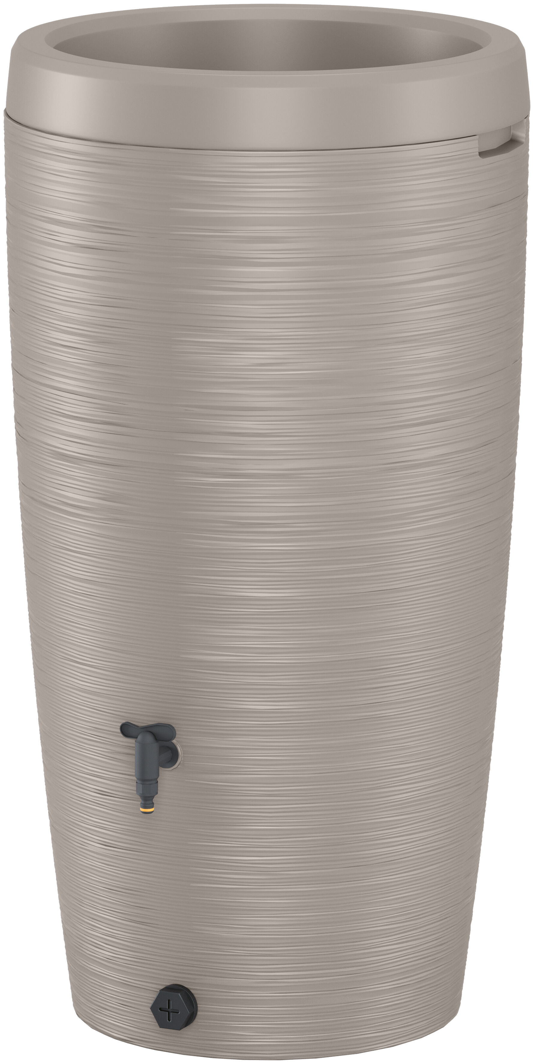 Zbiornik na deszczówkę Gobi 59,5 x 112 cm 240 l jasnoszary