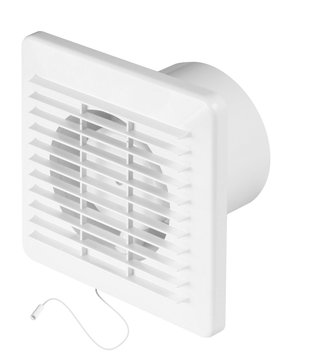 Wentylator łazienkowy WB100W biały, 0,67 kg, Ø100, włącznik pociągany AWENTA miniaturka