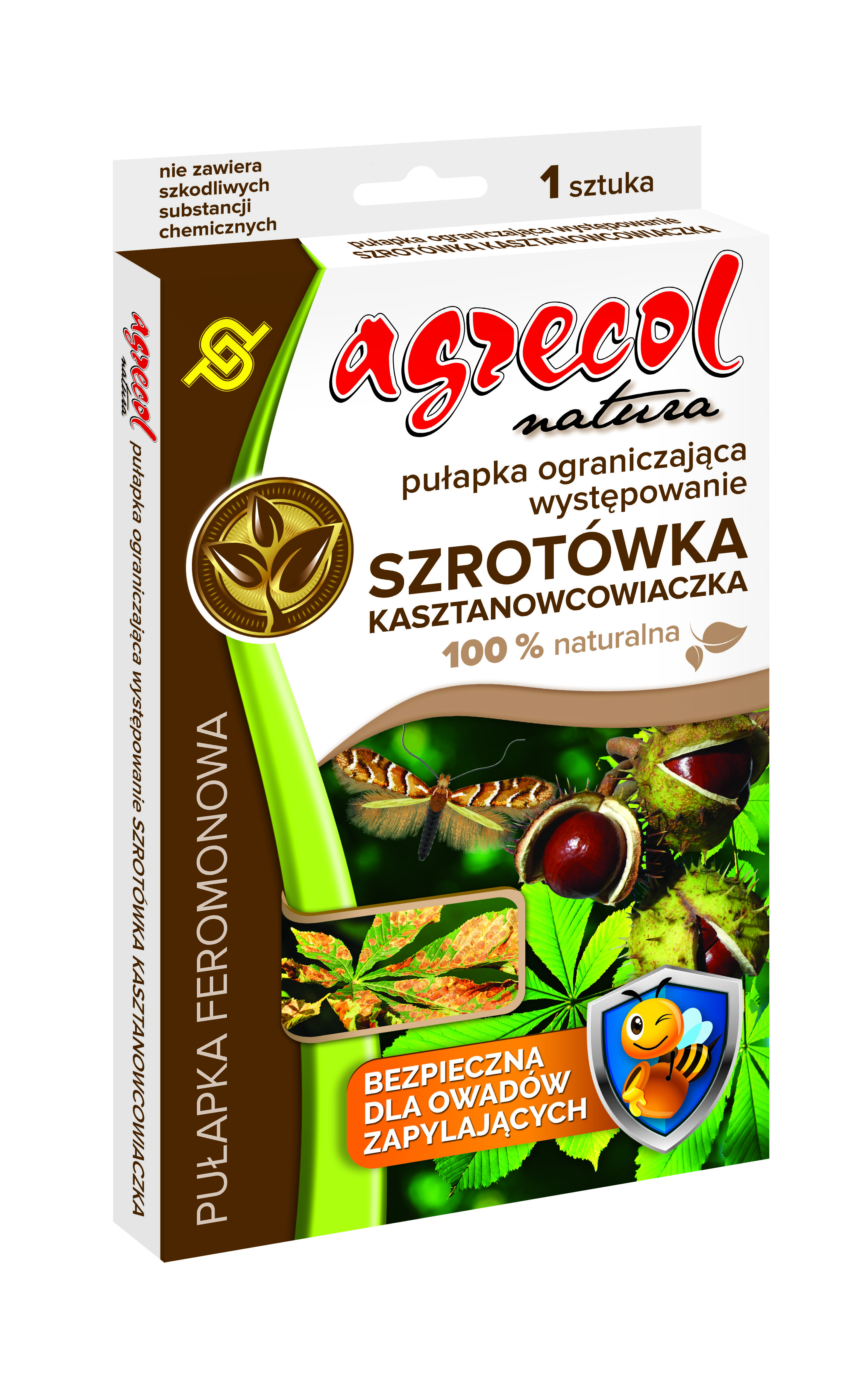 Pułapka feromonowa na szrotówka kasztanowcowiaczka Agrecol
