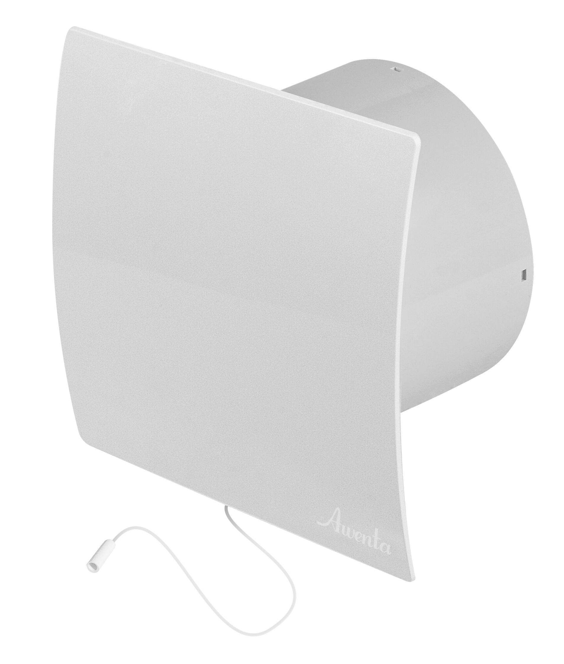 Wentylator łazienkowy WEB125W biały, 0,76 kg, Ø125, włącznik pociągany AWENTA