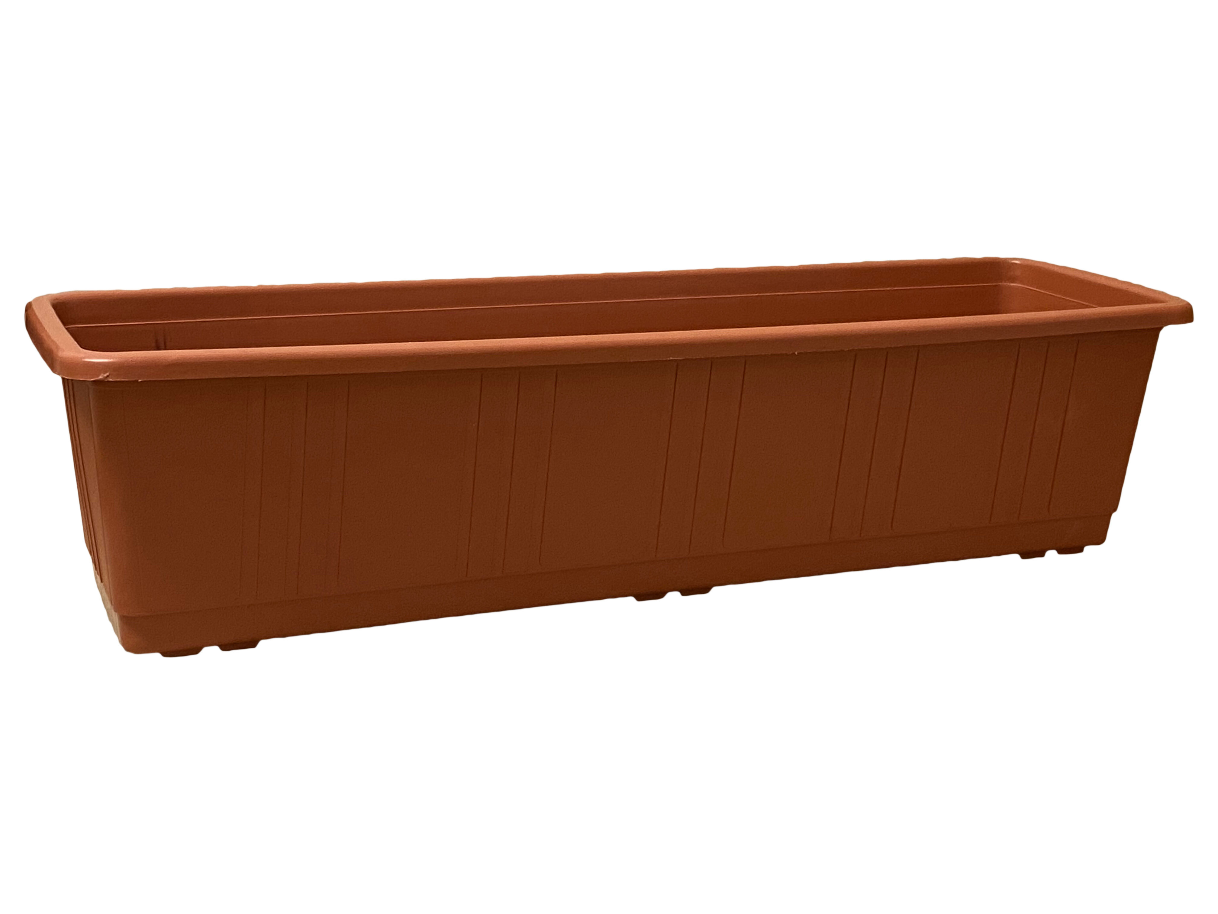 Skrzynka balkonowa Gardena 80 cm terakota brązowy