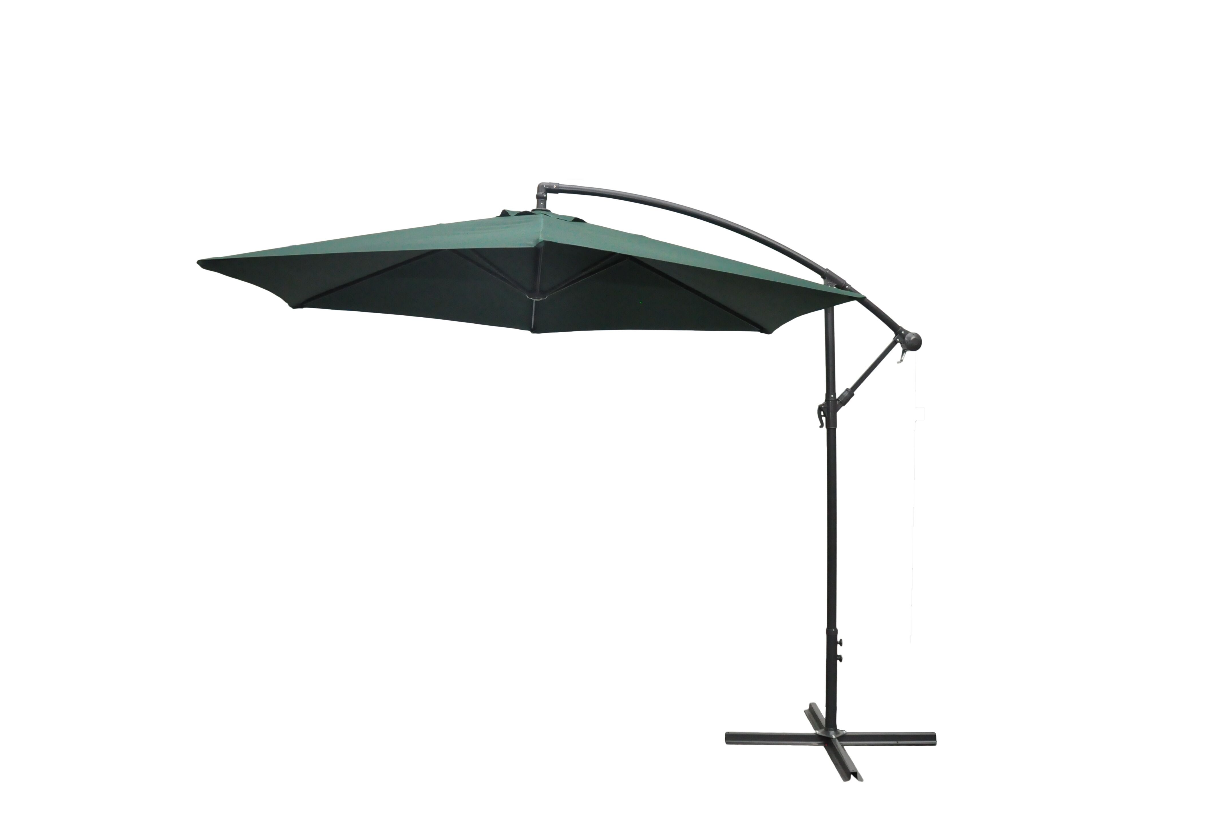Parasol ogrodowy boczny Banana zielony 3 m