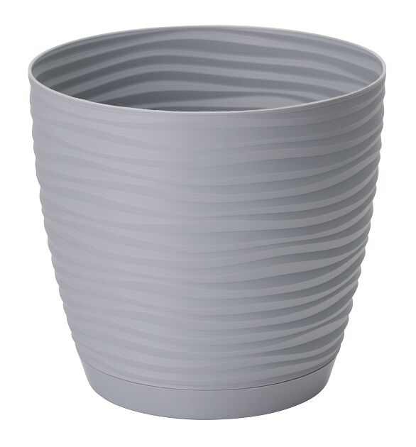 Donica Sahara Petit z podstawką 11 cm platynowy