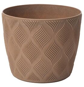 Osłonka Flow Petit Eco 19 cm naturalne drewno brązowy