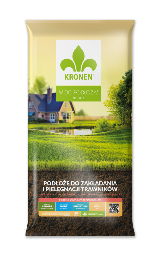 Podłoże do zakładania trawników 80 l Kronen