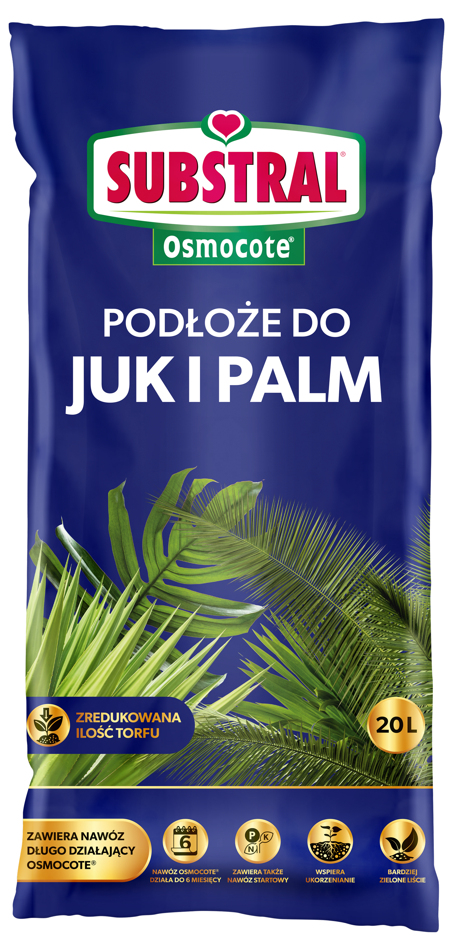 Gotowe podłoże Osmocote DO JUK I PALM 20 l SUBSTRAL