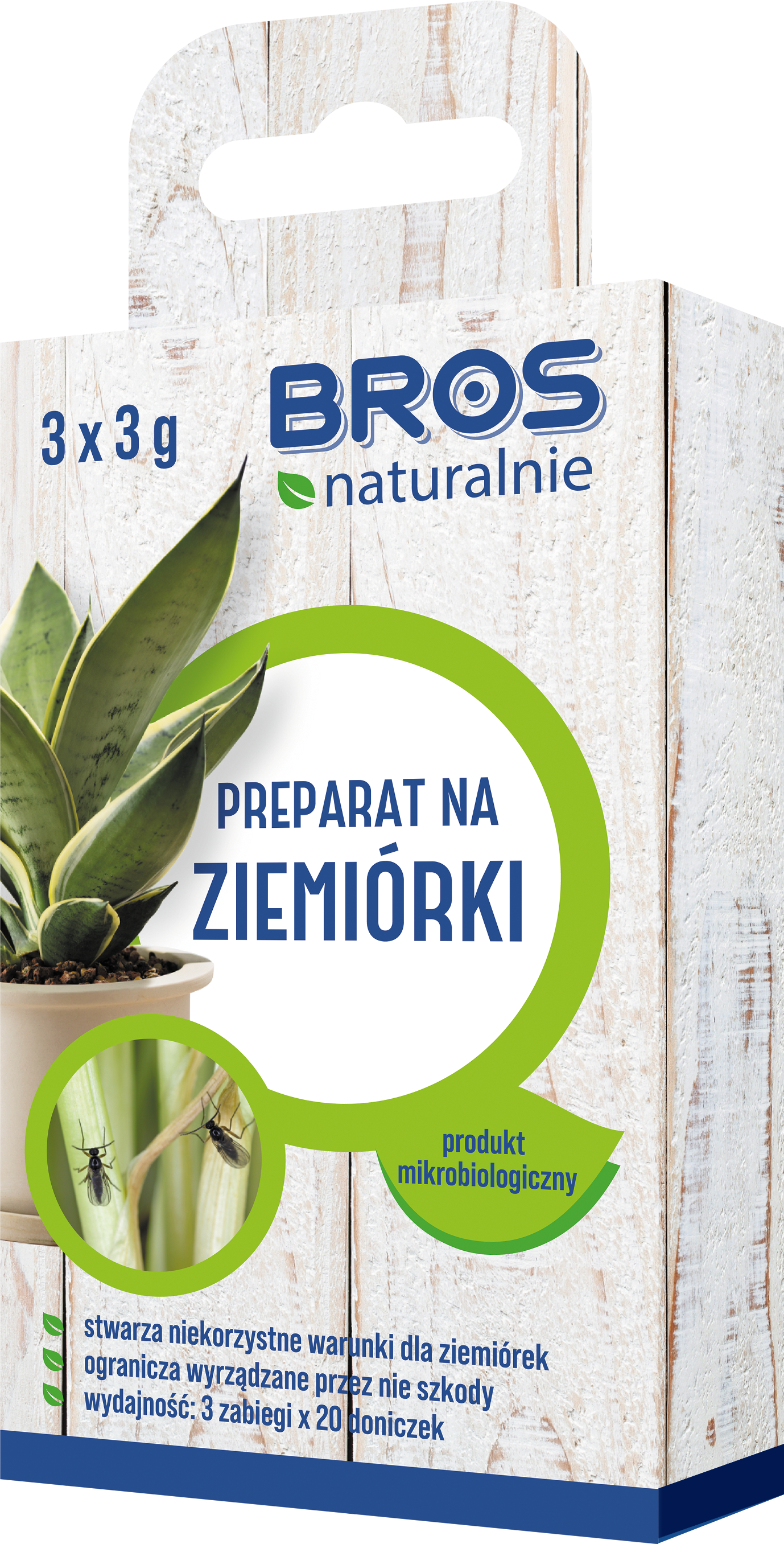 Mikrobiologiczny preparat zwiększający odporność roślin 9 g BROS NATURALNIE
