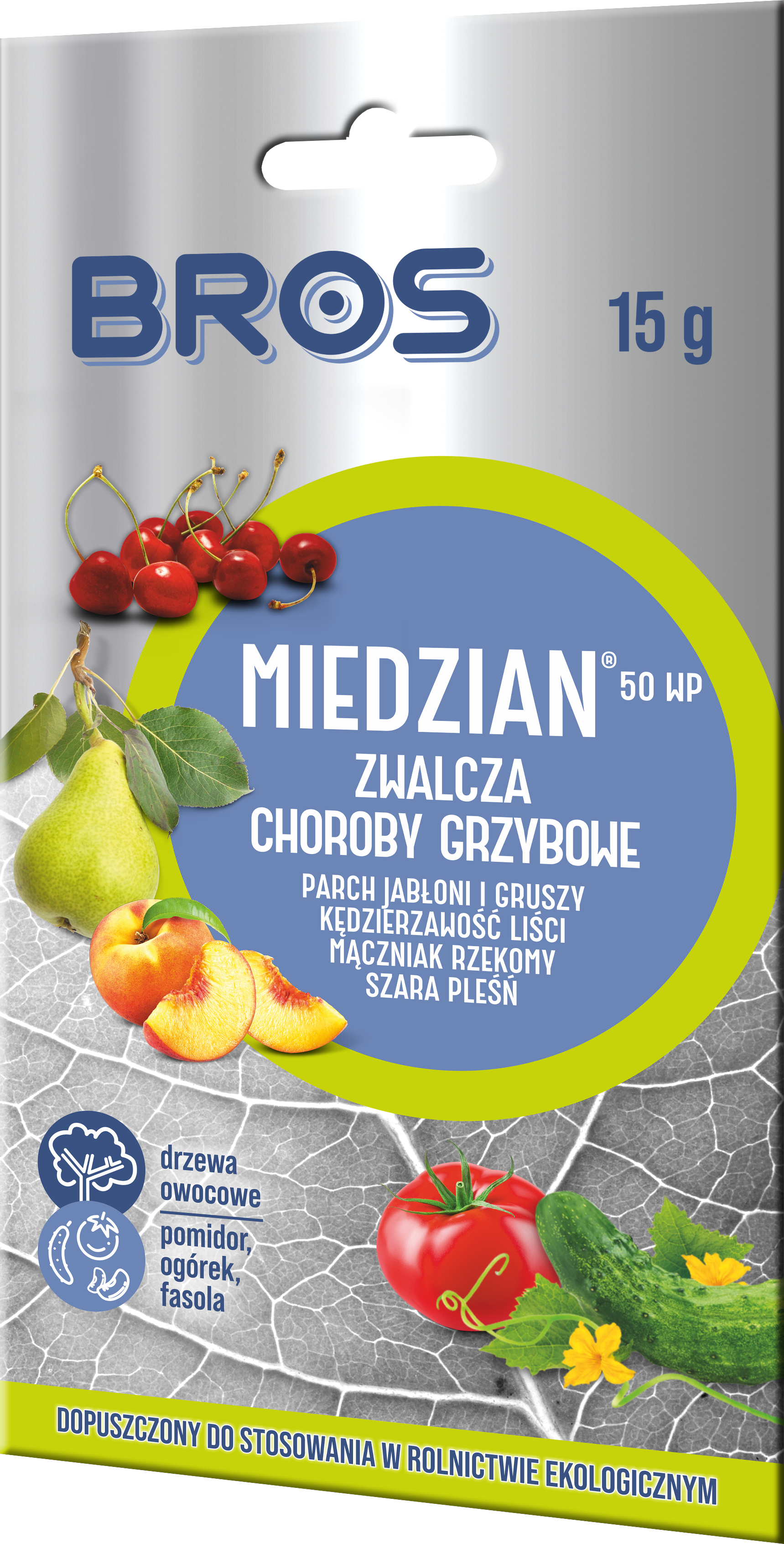 Środek grzybobójczy Miedzian 50WP 15 g BROS miniaturka