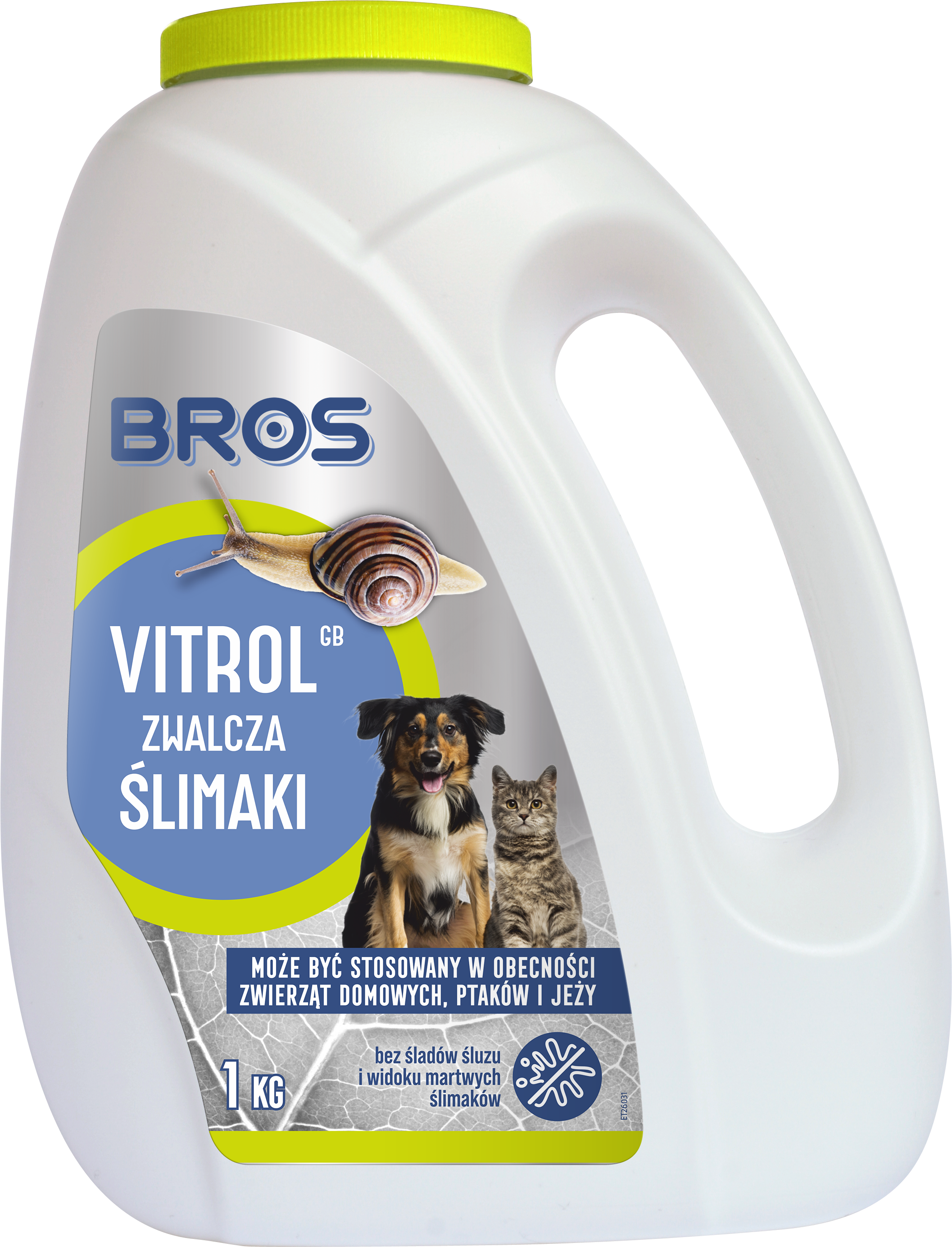 Środek szkodnikobójczy Vitrol GB na ślimaki 1 kg BROS