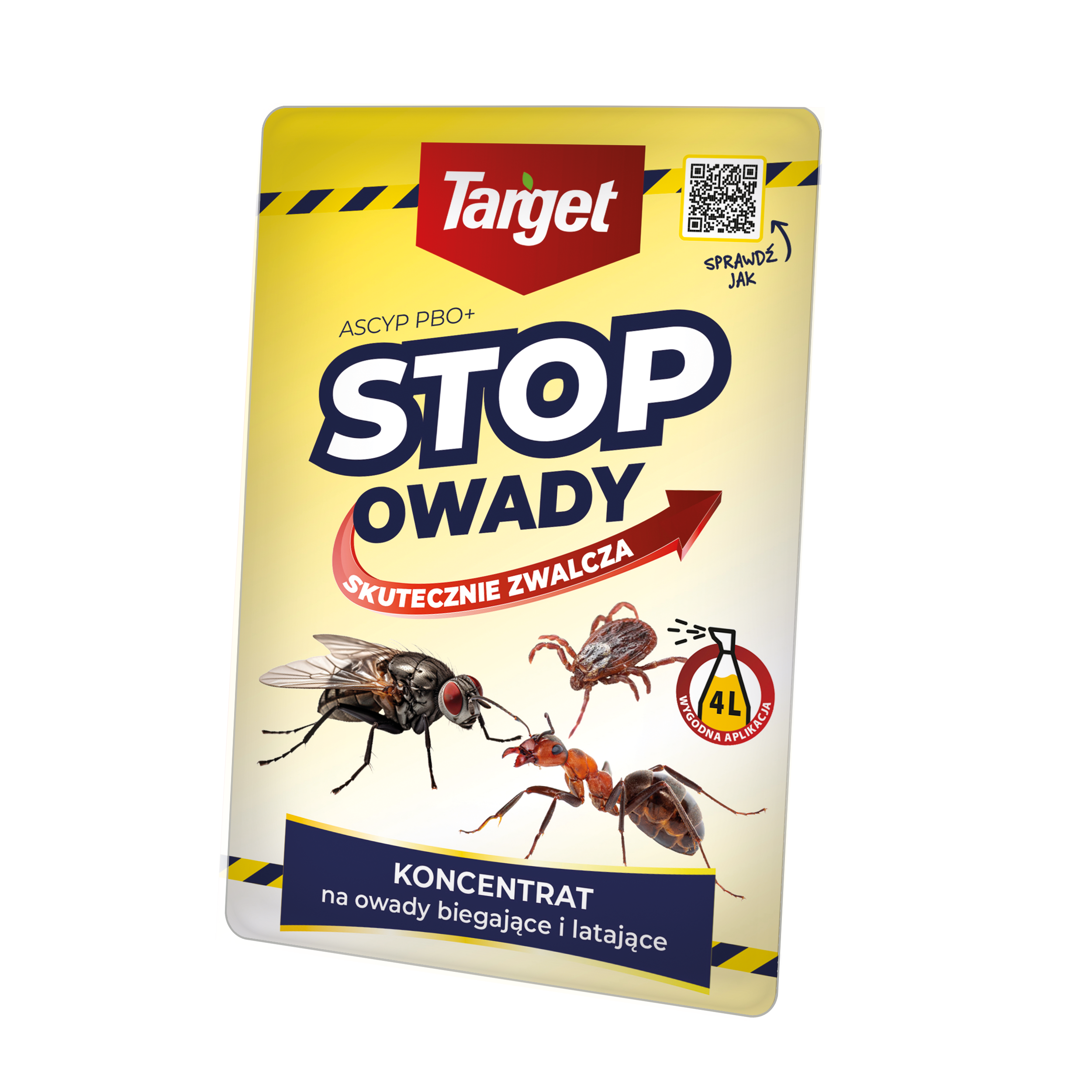 Środek na owady biegające i latające ASCYP PBO PLUS 40 ml Target